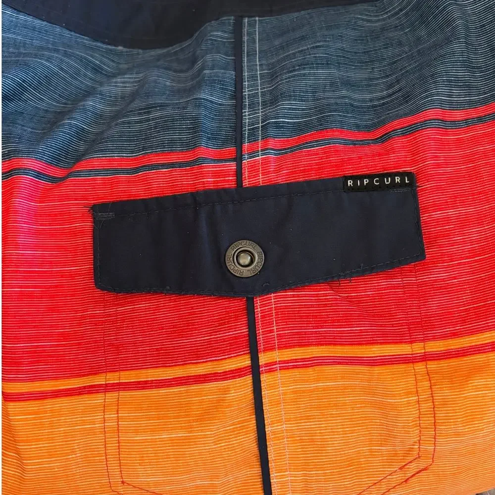 NWT Rip Curl Boardshort Trunks Men's Size 30 All Time Cadmium Orange Sustainable